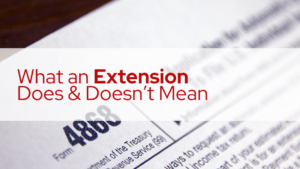 what an extension does and doesn’t mean